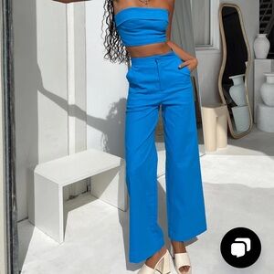 Princess Polly Blue Matching Pant and Top Set
